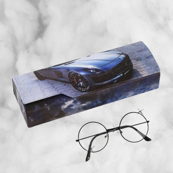 Car Theme Strong Spectacle Eye Glass Case Protector - Image 2