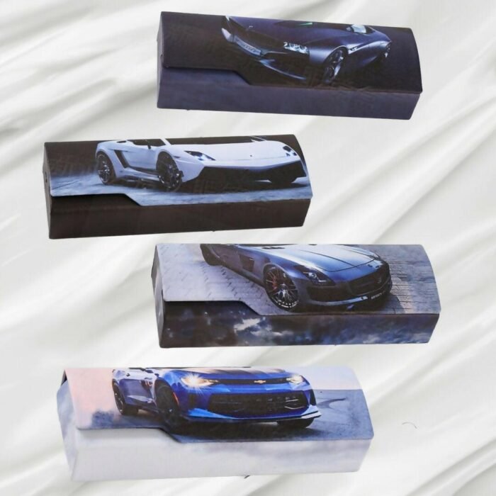 Car Theme Strong Spectacle Eye Glass Case Protector - Image 3