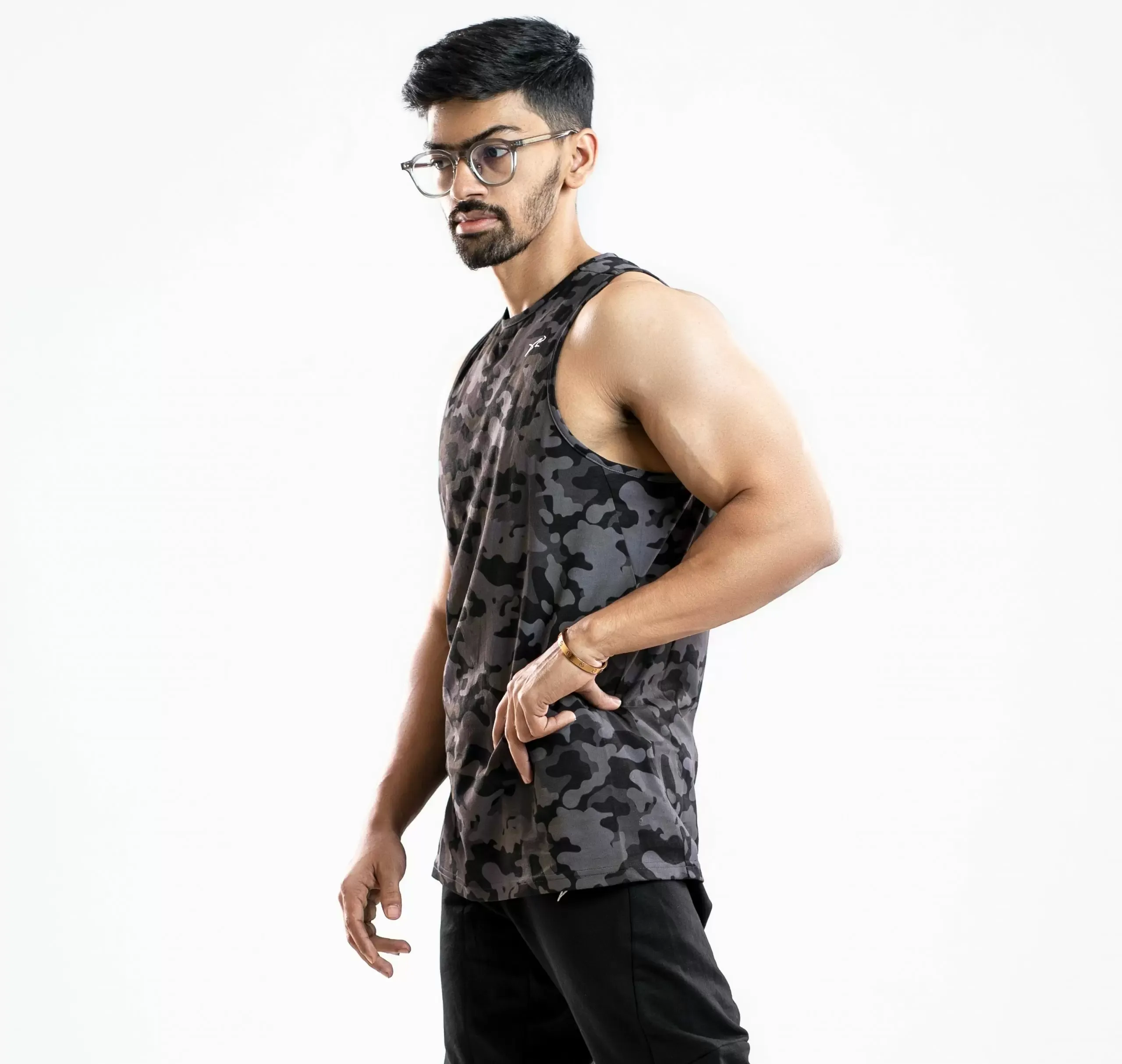 cb638b19-f8dc-489f-a332-695ac22f00b6 Men's Cotton Camo Stringer - Grey - Image 1