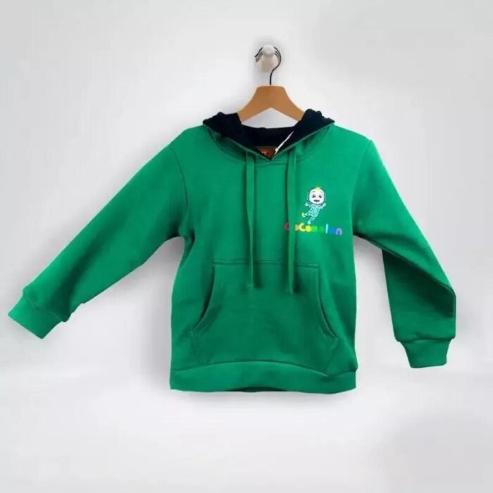 Cocomelon Green Hoodie For Kids - Image 2