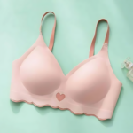 Comfortable Love Sleepwear Bra for Women – Pink (China)