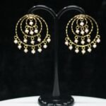 Exclusive 5-6mm Round Pearl Earrings with 18K Gold-Plated