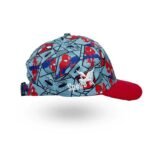 Exclusive Spiderman Print Cap With Hook And Loop Closure For Kids - Image 2