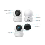 EZVIZ CS-H6c Pro 3MP Pan & Tilt Smart Portable WiFi Camera - Image 3