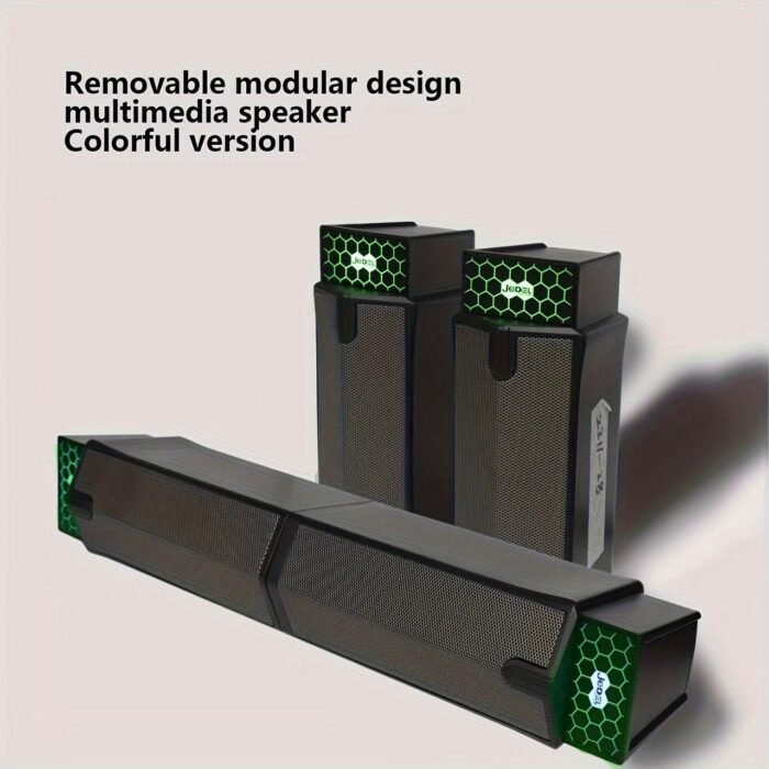 Jedel S-562 RGB 2-in-1 Wired Sound bar & Gaming Speaker - Image 3