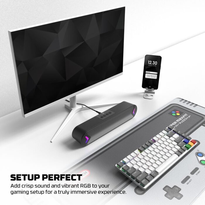 Fantech BS160 GROOVE BAR Portable RGB Gaming Speaker - Image 4