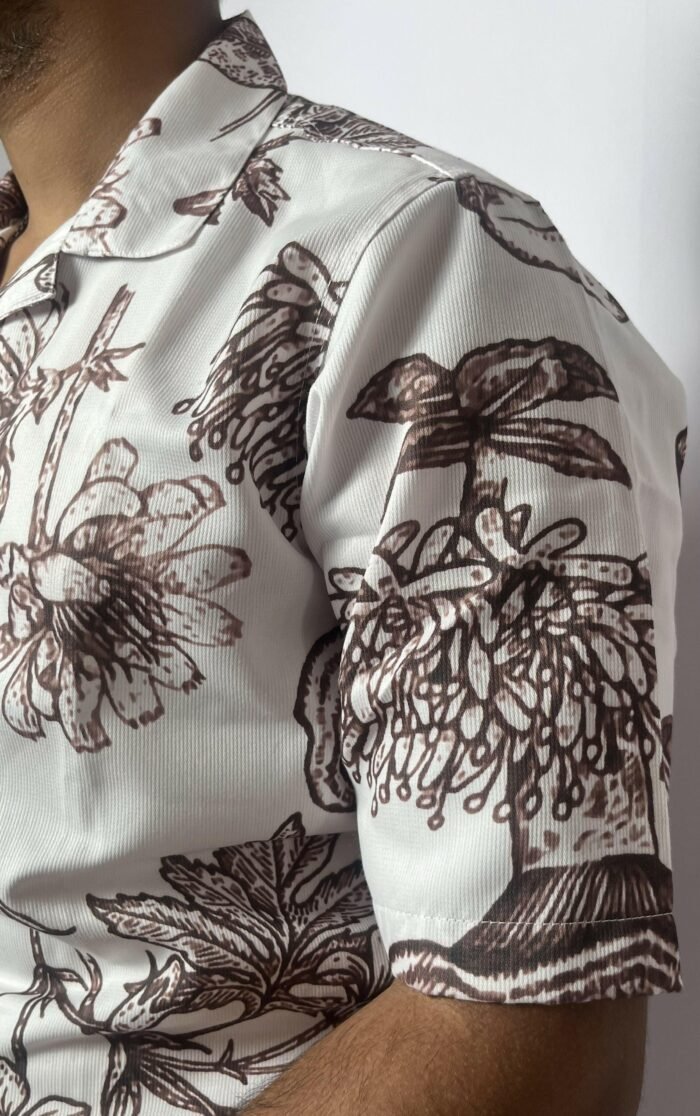 Manmode Printed Drop Shoulder Shirt - Nebula - Image 2