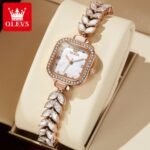 Oleevs L-9987 C Diamond Mermaid Luxury Ladies Quartz Watch