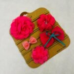 Original China Imported Pink Red Hairband Set