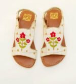 Original Pakistani Kids Kolhapuri Off White Sandal