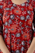 Readymade Full AC Cotton Casual Floral Printed Kurti Set - Image 6