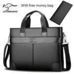 Stylish PU Leather Business Laptop Bag